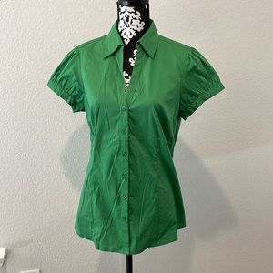 The Limited green button up shirt